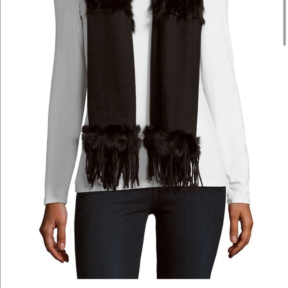 Rabbit Fur & Wool Scarf - La Fiorentina, Italy - Picture 1 of 5